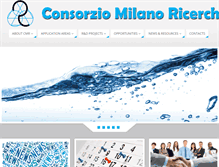 Tablet Screenshot of milanoricerche.it